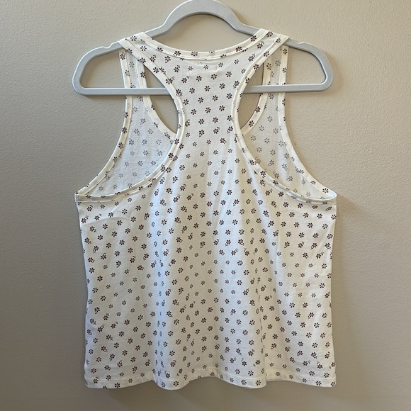 Madewell, Women's Antique Cream Sueded Flynn Swingy Sleep Tank Top Sz S - Picture 6 of 10